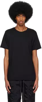 Черная футболка с необработанными краями True Tribe