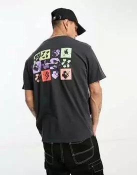 Черная футболка с отражением Billabong