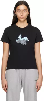 Черная футболка с пони We11done