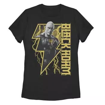 Черная футболка с портретом Адама для юниоров DC Comics Licensed Character