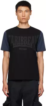 Черная футболка с принтом Botter