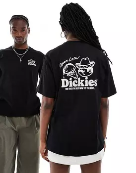 Черная футболка с принтом на спине Dickies Big Sandy