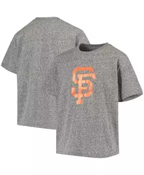 Черная футболка с принтом San Francisco Giants Snow для мальчиков и девочек Big Boys and Girls Stitches, черный