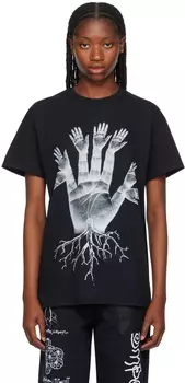 Черная футболка с принтом WESTFALL