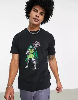 Черная футболка с рисунком adidas Originals x Disney