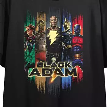 Черная футболка с рисунком персонажей Adam для юниоров Licensed Character