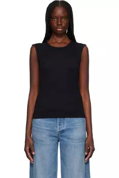 Черная футболка с рубчиком CDLP