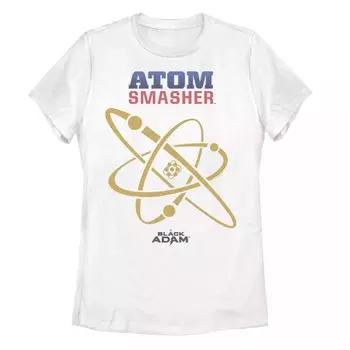Черная футболка с символом DC Comics для юниоров Adam Atom Smasher Licensed Character