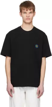 Черная футболка с теннисным хвостом Solid Homme