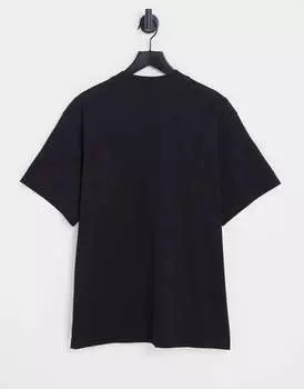 Черная футболка с трилистником adidas Originals Contempo