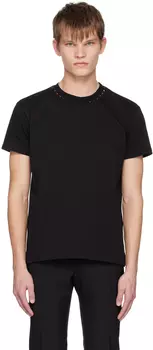 Черная футболка с заклепками Valentino