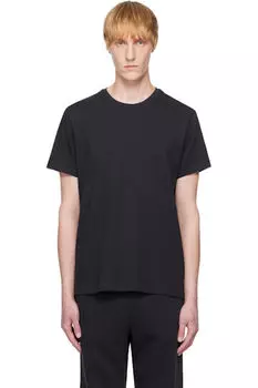 Черная футболка SKIMS из хлопка Classic