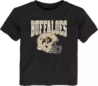 Черная футболка со шлемом Gen2 для малышей Colorado Buffaloes