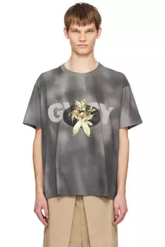 Черная футболка свободного кроя Givenchy