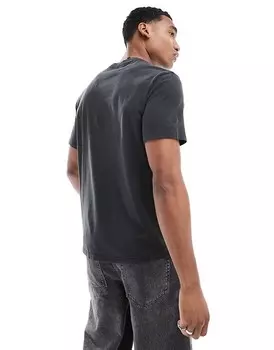 Черная футболка свободного кроя Levi's Archive с принтом Longer Wear