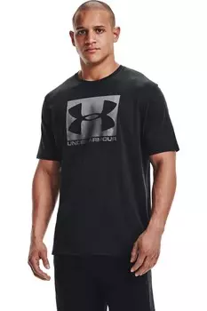 Черная футболка свободного кроя с логотипом Under Armour, черный