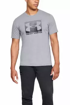Черная футболка свободного кроя с логотипом Under Armour, серый