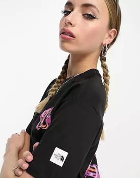 Черная футболка свободного кроя The North Face NSE Carabiner