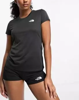 Черная футболка The North Face Training Reaxion