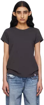 Черная футболка «The Slub» rag & bone