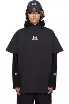 Черная футболка Under Armour Edition Oversize Balenciaga