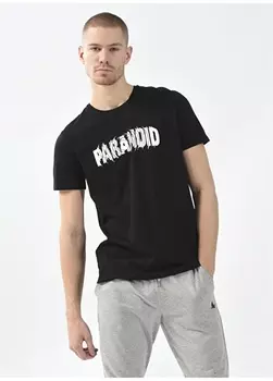 Черная футболка унисекс с круглым вырезом и принтом The Crow