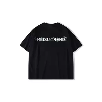 Черная футболка унисекс Speed Heisu, Военно-морской