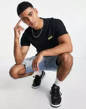 Черная футболка узкого кроя с логотипом Barbour International эксклюзивно на ASOS