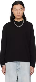 Черная футболка Vibe Arrow Skate с длинным рукавом Off-White