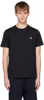 Черная футболка звонка Fred Perry