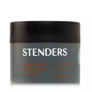 Черная грязевая маска для лица black mud face mask Stenders, вес 50 гр.