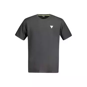 Черная хлопковая футболка Guess Shoes