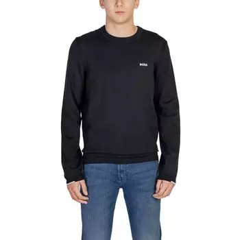 Черная хлопковая футболка Hugo Boss