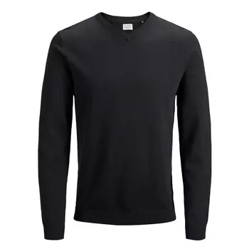 Черная хлопковая футболка Jack & Jones