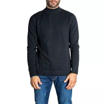 Черная хлопковая футболка Jack & Jones
