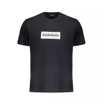 Черная хлопковая футболка Napapijri