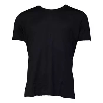 Черная хлопковая футболка с круглым вырезом и короткими рукавами Dolce & Gabbana