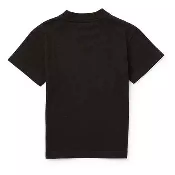 Черная хлопковая футболка с медведем Palm Angels