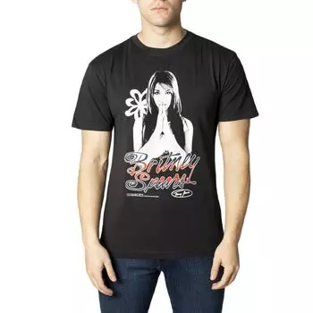 Черная хлопковая футболка Tommy Jeans