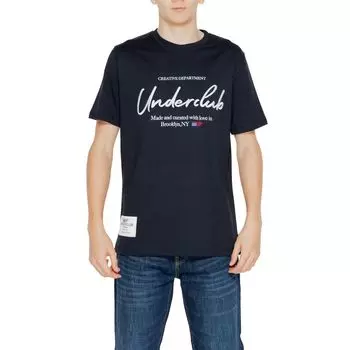 Черная хлопковая футболка Underclub
