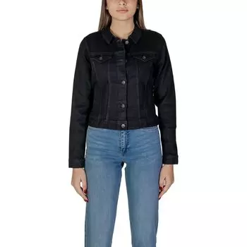 Черная хлопковая куртка ICHI