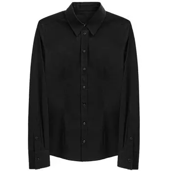 Черная хлопковая рубашка Dolce & Gabbana
