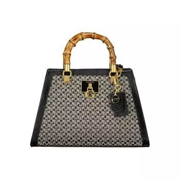 Черная хлопковая сумочка Guess Shoes