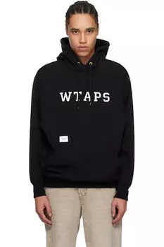 Черная хлопковая толстовка Academy WTAPS
