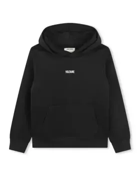 Черная хлопковая толстовка для мальчика Zadig & Voltaire