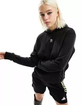 Черная худи adidas Originals adicolor