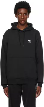 Черная худи adidas Originals Trefoil Essentials