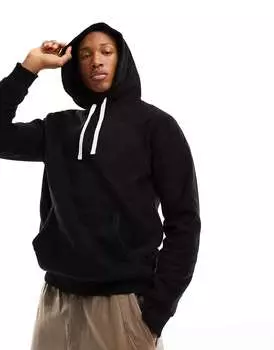 Черная худи borg с логотипом Polo Ralph Lauren Loungewear