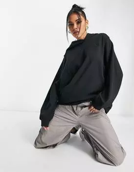 Черная худи оверсайз adidas Originals Premium Essentials