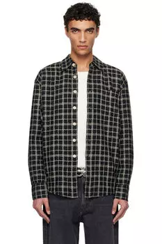 Черная и бежевая верхняя рубашка OUR LEGACY